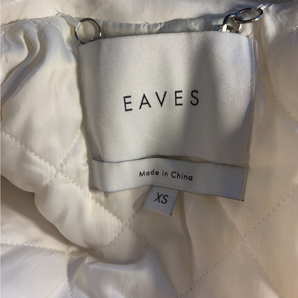 Eaves | Oversized Plush Cream Teddy Jacket - Women's Faux Fur Coat - Picture 7 of 16